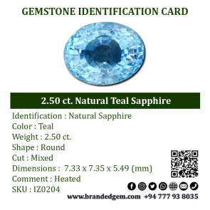 4.99 ct.  Natural Sea Blue Aquamarine
